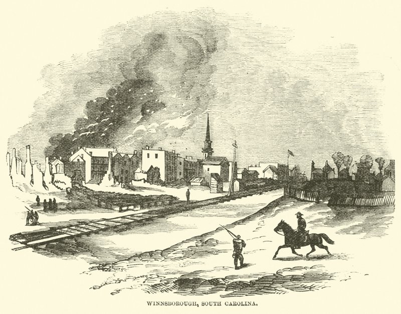 Winnsborough, Güney Karolina, Şubat 1865 by American School