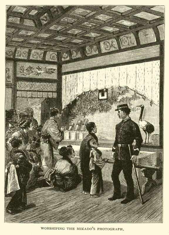 Mikados fotoğrafına tapınmak by American School