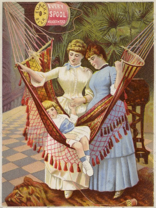 Hamakta genç kız by American School