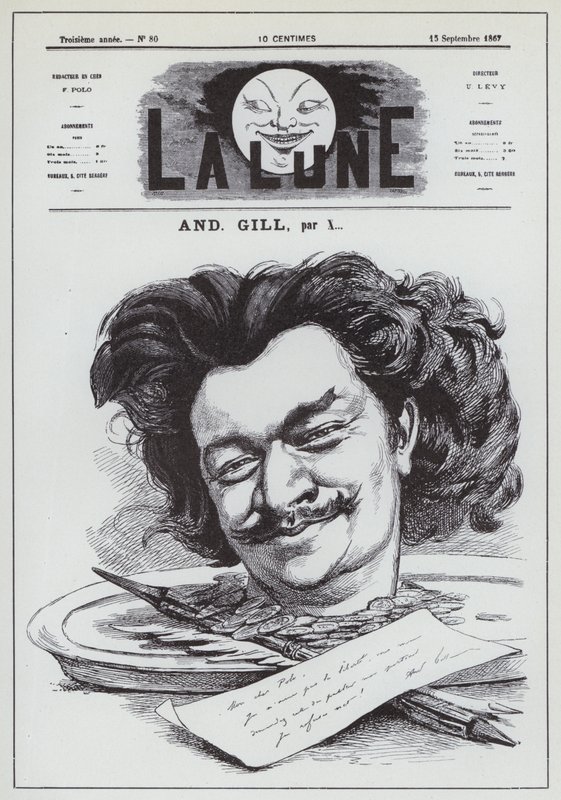 Fransız karikatürist Andre Gill
