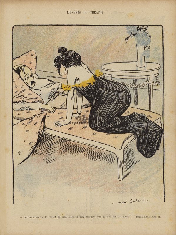 Le Rire için İllüstrasyon by Andre Philippe Adolphe Cahard