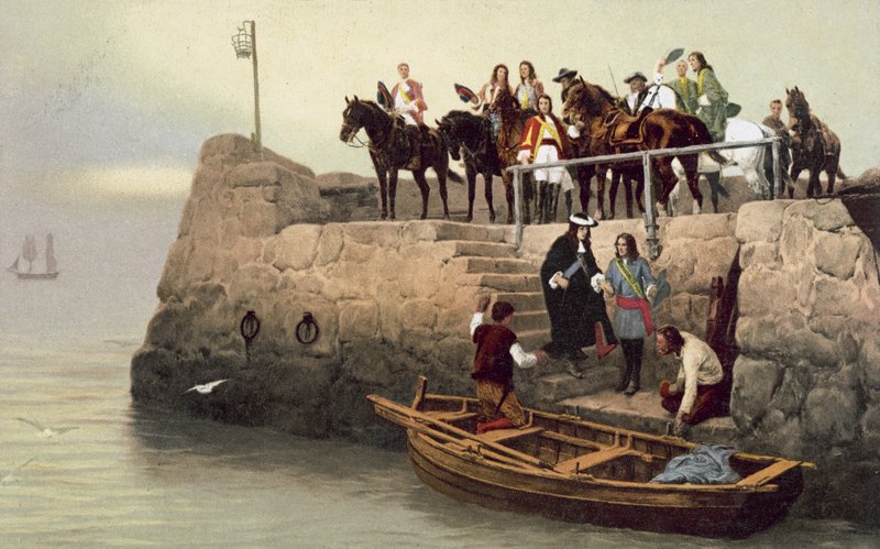 Departure of King James II  by Andrew Carrick Gow