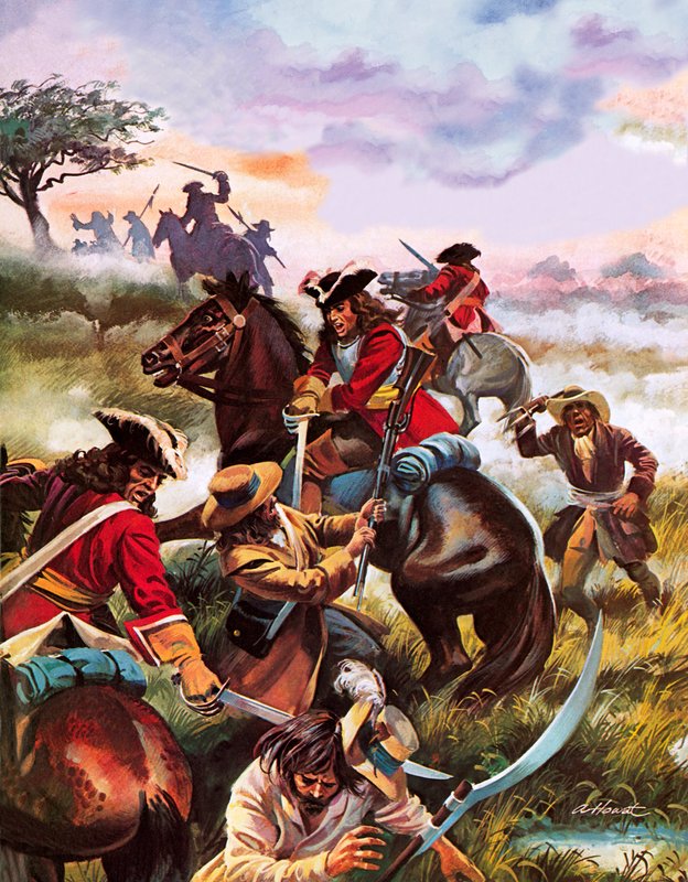 Sedgemoor Savaşı 1685 by Andrew Howat