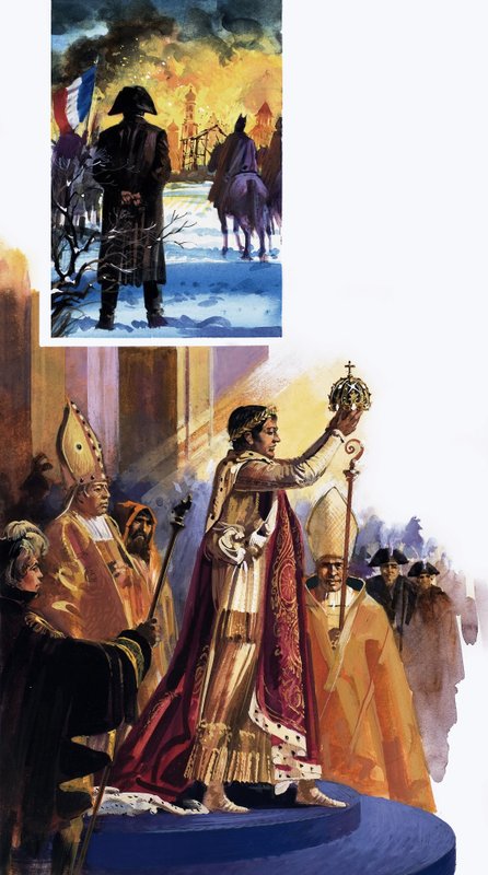 Taç giyme töreni sahnesi ve Napolyon by Andrew Howat