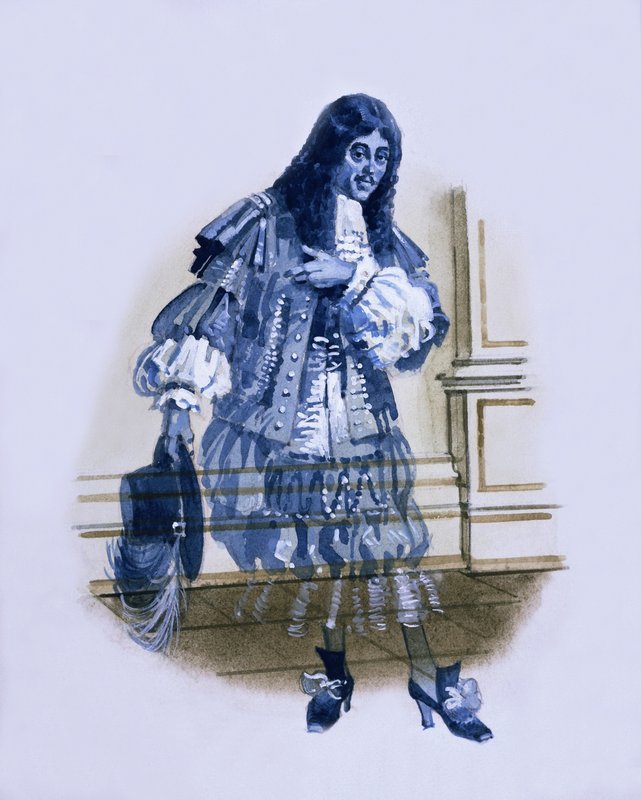 Bazıları tarafından 2. Buckingham Dükü George Villiers olduğu düşünülen hayalet by Andrew Howat