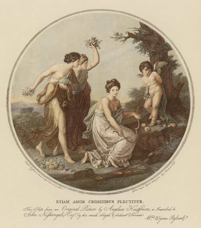 ಕ್ಯುಪಿಡ್ ಟರ್ಕಿಯ ಶಿಕ್ಷೆ by Angelica Kauffmann