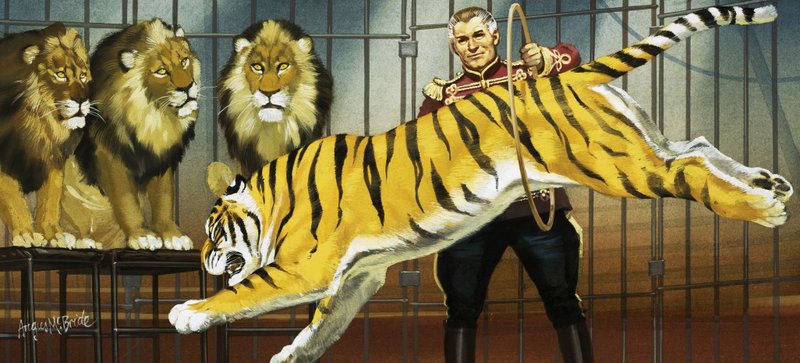 Aslan terbiyecisi by Angus McBride