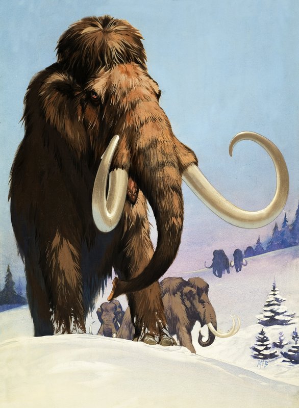 Buz Devrinden Mamutlar by Angus McBride