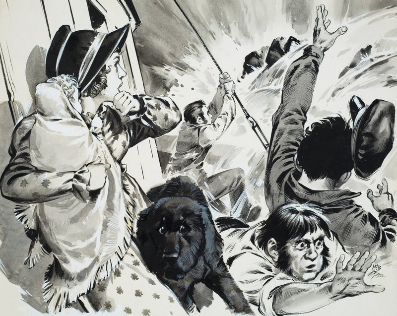 Mississippi Vapuru (kağıt üzerine guaj) by Angus McBride