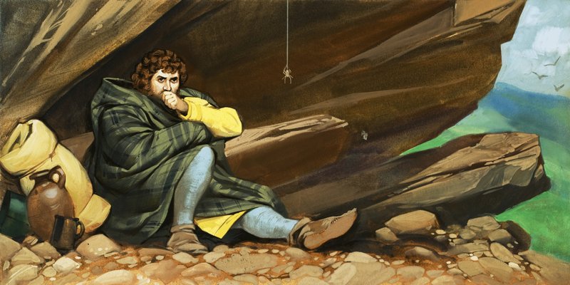 Robert Bruce ve Örümcek by Angus McBride