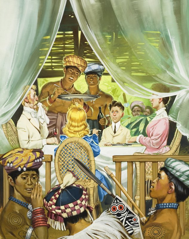 Beyaz Racalar (kağıt üzerine guaj) by Angus McBride