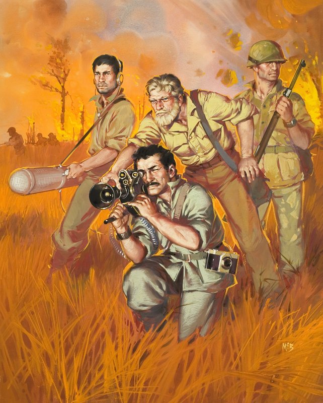 Savaş Muhabirleri (kağıt üzerine guaj) by Angus McBride