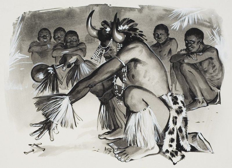 Cadı Doktor (kağıt üzerine guaj) by Angus McBride