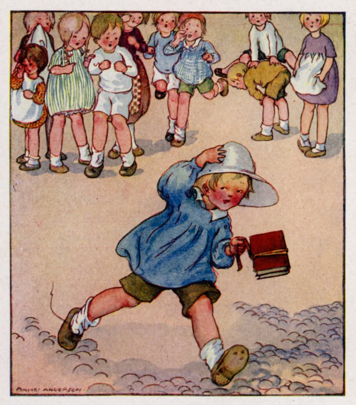 Tekerleme: Georgey Porgey, Pudding And Pie (renkli taş) by Anne (after) Anderson