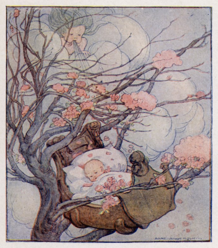 Tekerleme: Hush-A-Bye, Baby, On The Tree Top (renkli taş) by Anne (after) Anderson
