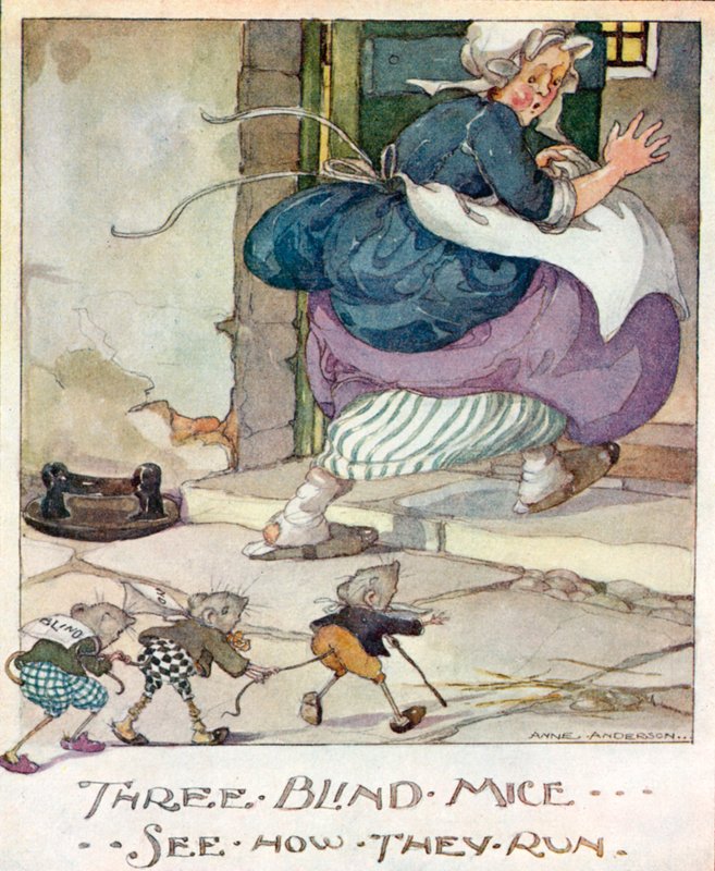Üç Kör Fare... Nasıl Koştuklarını Görün by Anne Anderson