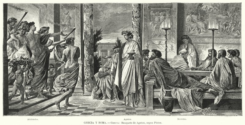 Agathon Ziyafeti, Antik Yunanistan, Platon