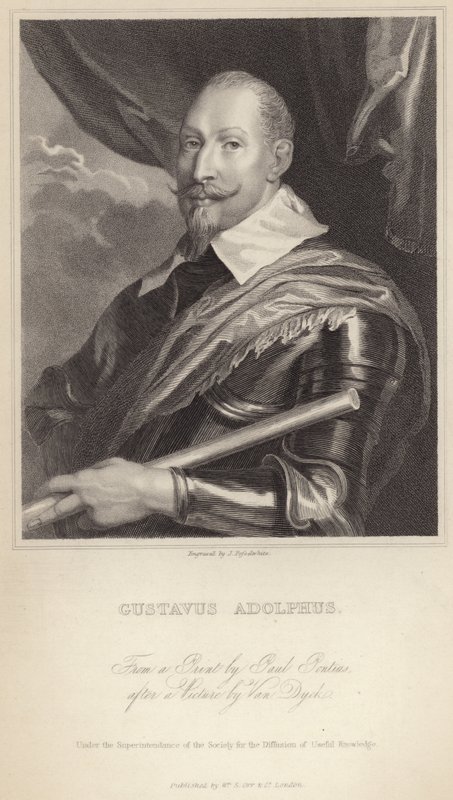 Gustavus Adolphus II İsveç by Anthony van Dyck