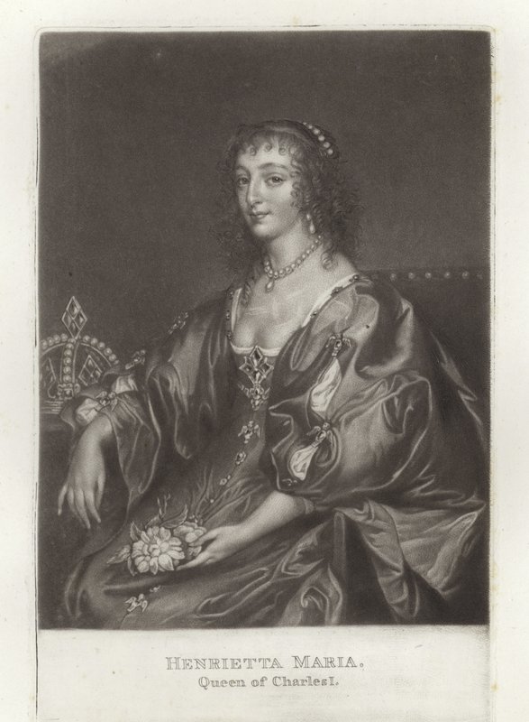 Henrietta Maria  by Anthony van Dyck