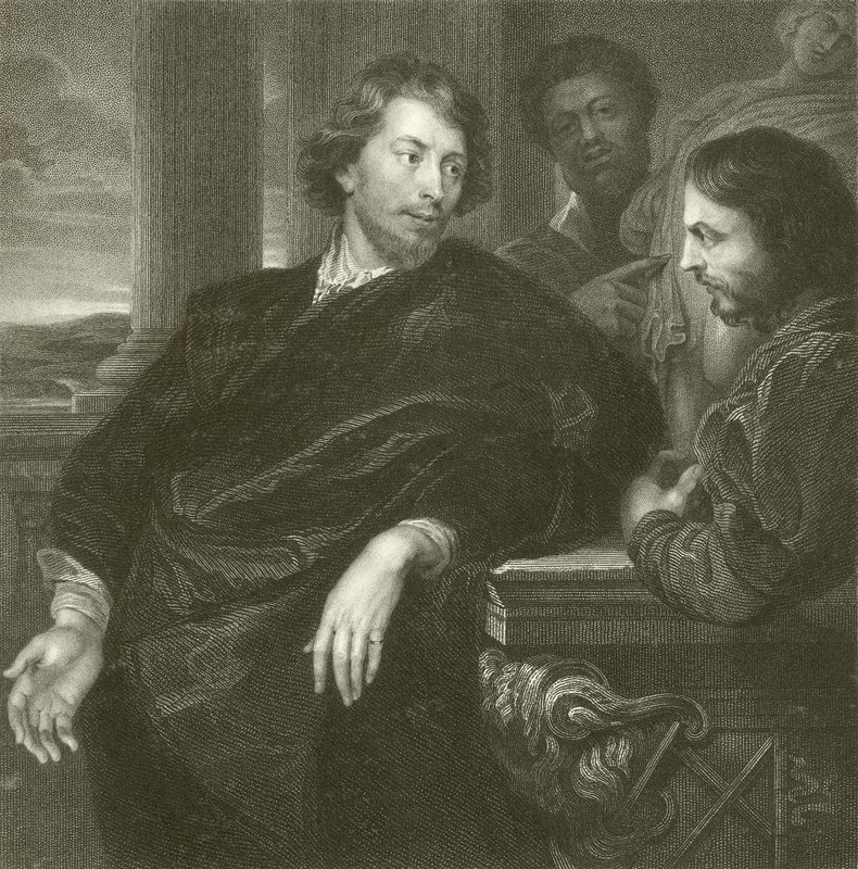 Portrait of Rubens  by Anthony van Dyck