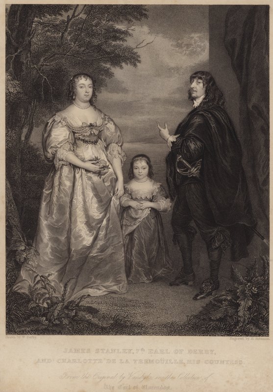 Derby Kontu ve Derby Kontesi'nin Portresi by Anthony van Dyck