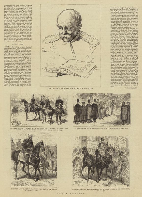 Prens Bismarck by Anton Alexander von Werner