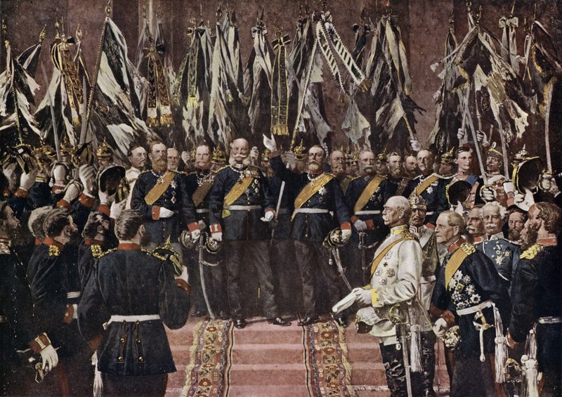 Prusya Kralı I. Wilhelm Birleşik Almanya, Versay, Fransa