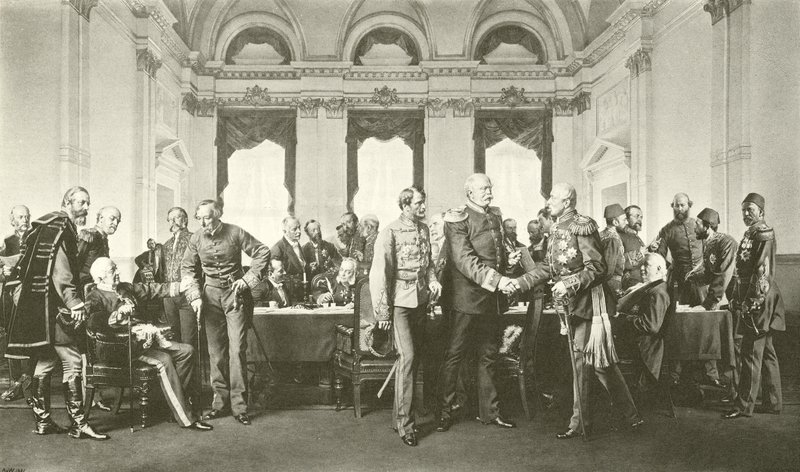 Berlin Konferansı (gravür) by Anton Alexander von Werner