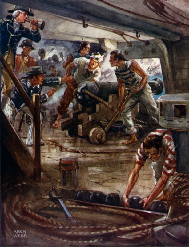 Kopenhag Savaşı by Archibald Bertram (after) Webb