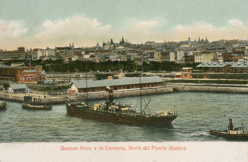 Darsena rıhtımları, Puerto Madero, Buenos Aires, Arjantin (renkli fotoğraf) by Argentinian Photographer
