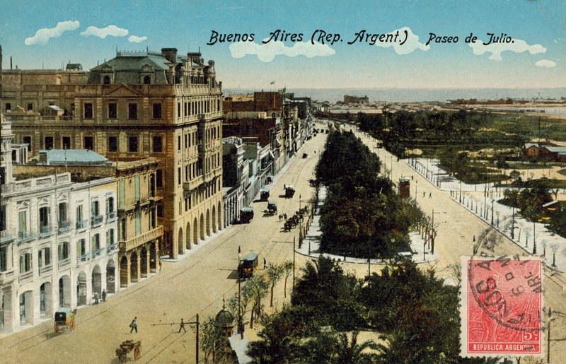 Paseo de Julio, Buenos Aires, Arjantin (renkli fotoğraf) by Argentinian Photographer
