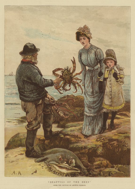 Derinlerin Güzelleri (chromolitho) by Arthur Hopkins