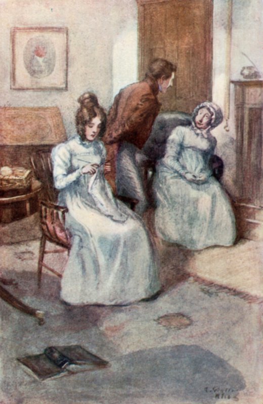 Illustration for Northanger Abbey by Jane Austen  by Arthur Wallis Mills