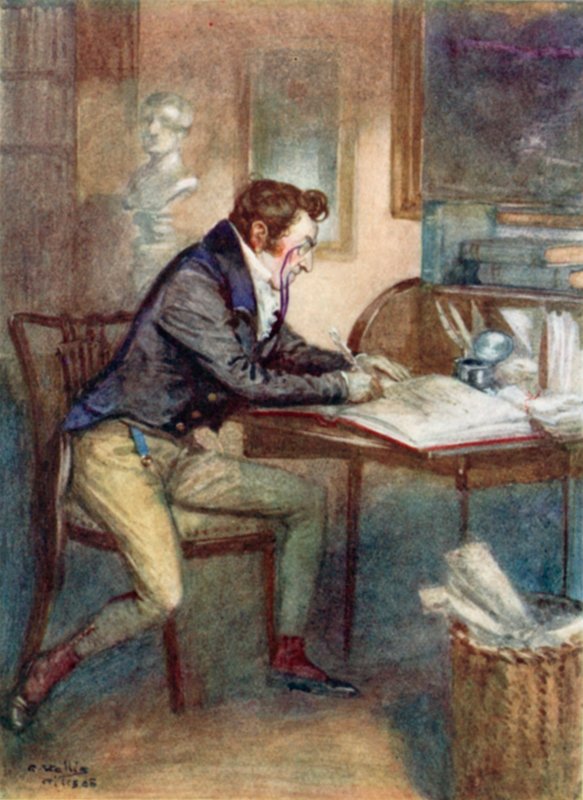 Jane Austen tarafından İkna için İllüstrasyon by Arthur Wallis Mills