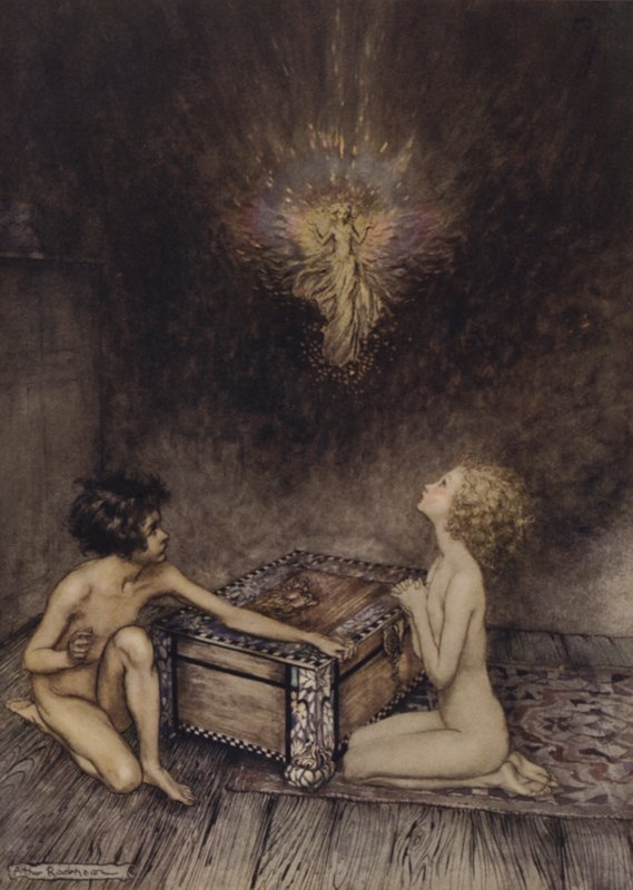 Pandora ve Epimetheus, Nathaniel Hawthorne