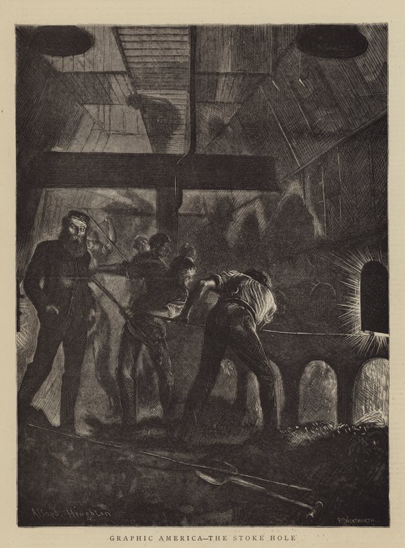 ಗ್ರಾಫಿಕ್ ಅಮೇರಿಕಾ, ಸ್ಟೋಕ್ ಹೋಲ್ ಟರ್ಕ್ by Arthur Boyd Houghton