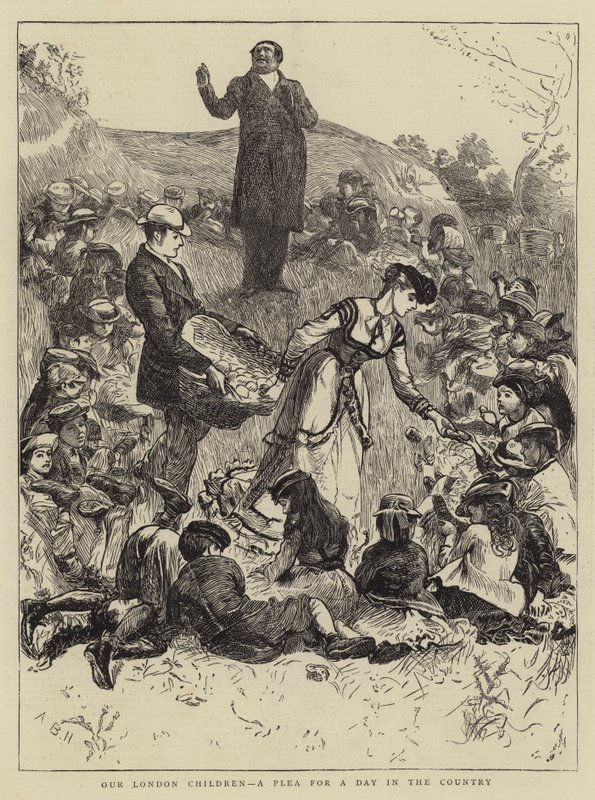 Londralı Çocuklarımız, Ülkede Bir Gün İçin Bir Yalvarış by Arthur Boyd Houghton