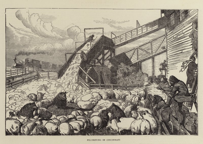 Basin of Latona, Versailles ki by Arthur Boyd Houghton