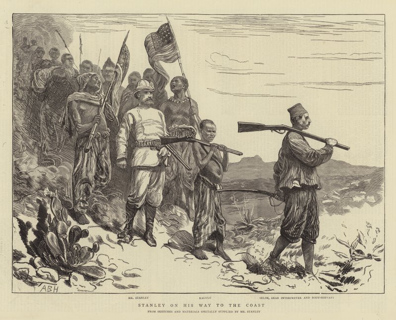 Stanley Sahil Yolunda by Arthur Boyd Houghton