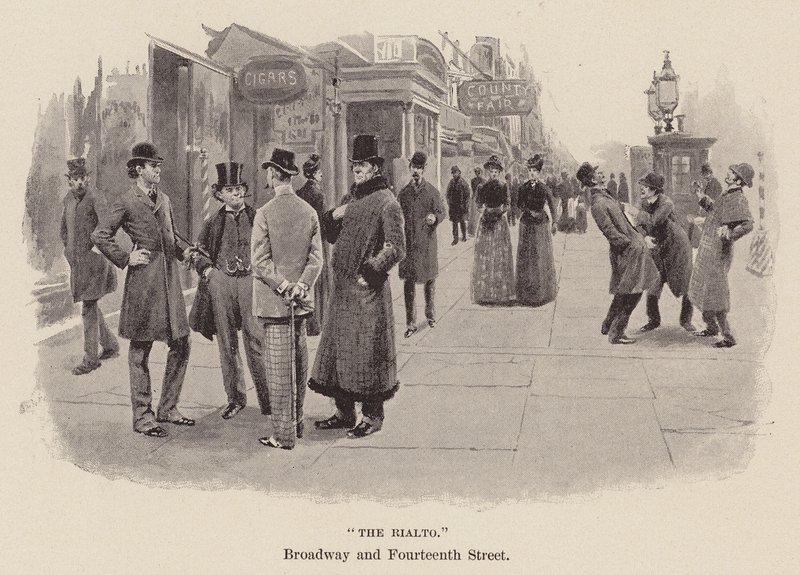 "Rialto" (gravür) by Arthur Burdett Frost