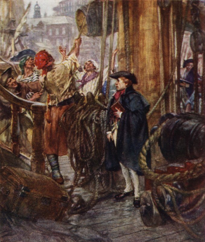 Asteğmen Nelsons Donanmada ilk gün by Arthur David McCormick