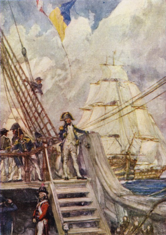 Nelson Fransız Filosunun peşinde by Arthur David McCormick