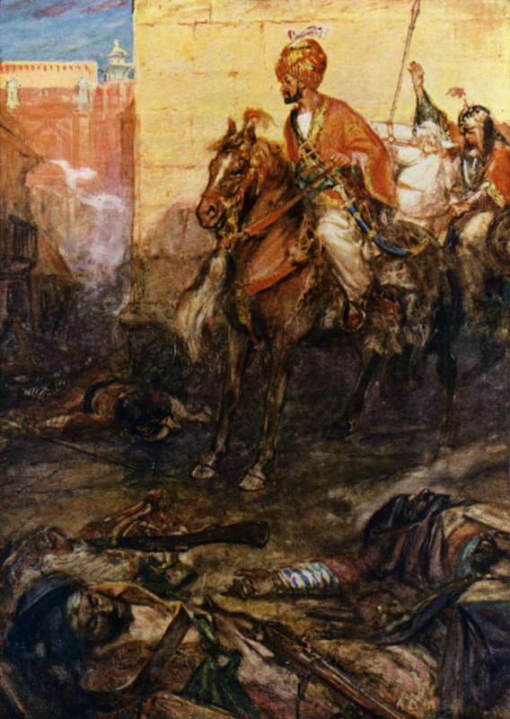 Gözüne ilk çarpan, öldürülen hemşerilerinin cesetleriydi. by Arthur David McCormick