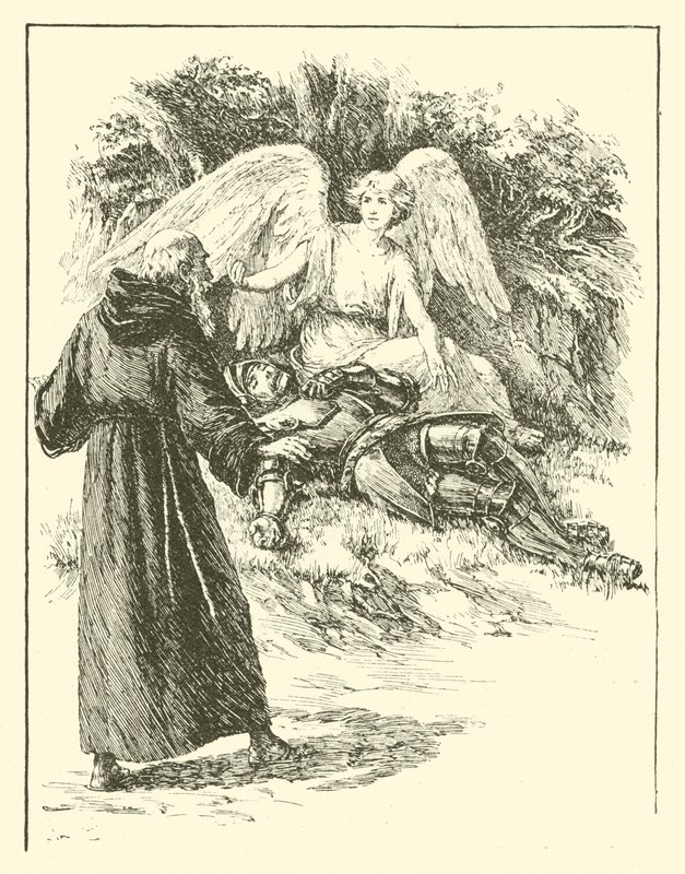 Sir Guyon, Şövalyelik Şampiyonu (gravür) by Arthur George Walker