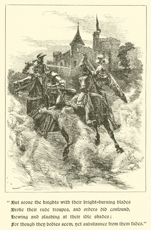 Sir Guyon, İstikrar Evi (gravür) by Arthur George Walker
