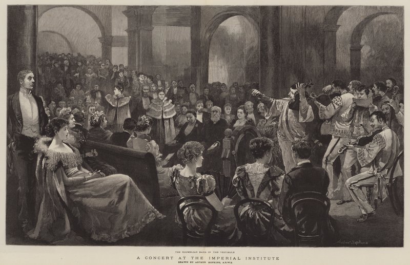 İmparatorluk Enstitüsü'nde bir konser by Arthur Hopkins