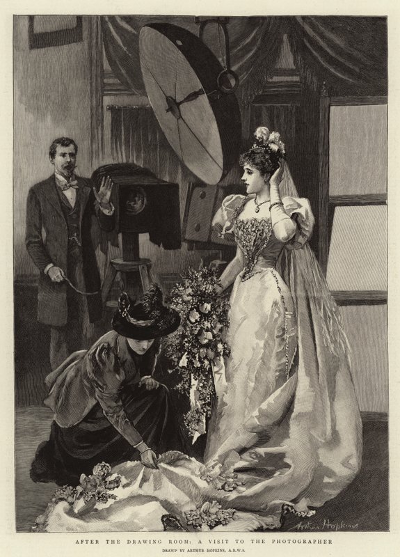 Çizim Odasından Sonra Fotoğrafçı Ziyareti by Arthur Hopkins