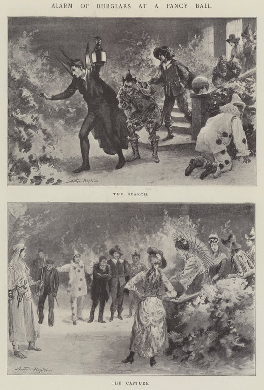 Süslü Bir Baloda Hırsız Alarmı by Arthur Hopkins