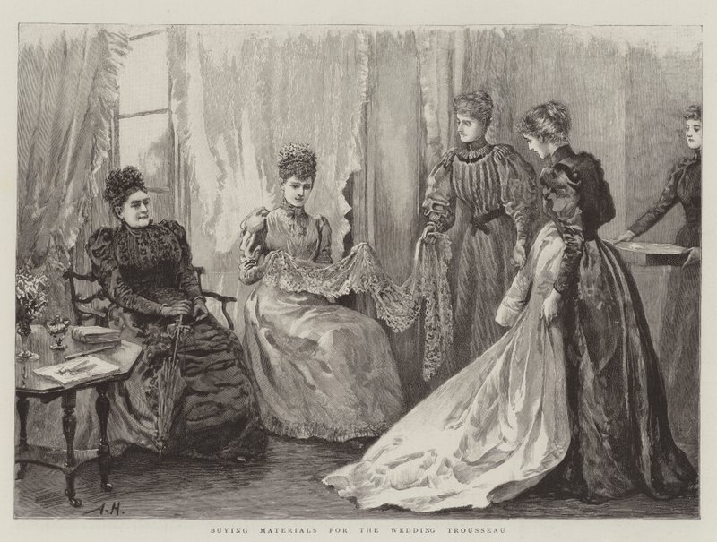 Düğün Çeyizi için Malzeme Satın Alma by Arthur Hopkins