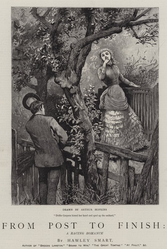 Afganska herferðin, Garrison Sports á Candahar, teikning á vinningspóstinum by Arthur Hopkins